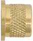 Powder Horn Base Plug Bushing,
large, brass,
1/2-20 thread,
fits 41/64" hole